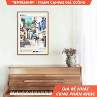 Wall paintings, Oil Paint, Ibiza Wall Art, Ibiza Poster, Ibiza Photo, Ibiza Wall Decor, Spain Poster