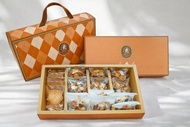 【春節禮盒】豪華三享禮盒(夏威夷豆塔/法式水果雪棉餅/奶油餅乾)
