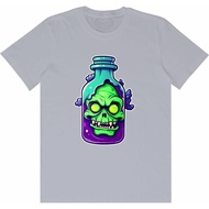 Men's Clothing Distro T-Shirt Men's Skull Bottle DTF519 HS