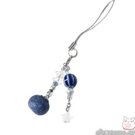 ELEGA Artistic Blueberry Charm Keychain For Camera Phone Strap Unique Handmade Beaded Design Lightwe