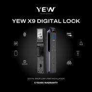 FREE Installation | Yew X9 Slim Version Facial Recogniton Door Digital Lock