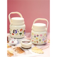 stainless steel lunch box lunch box Small Capacity Insulation Bucket 316 Stainless Steel Braised Bea