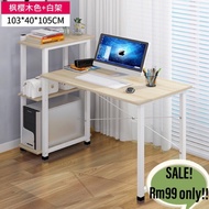 Table/Office table/ Ikea table/ Meja pejabat/ Office desk with rack
