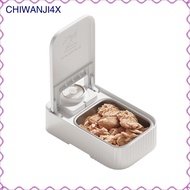 [chiwanji4x] Automatic Cat Feeder Dry and Wet Food Easy to Clean 48H Timer Feeding Bowl