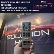 JBL Remote Toyota Alphard Vellfire 2015-2022 AGH30 GGH30 AYH30 JBL GreenEdge Control Flip Down Monit
