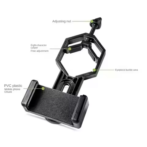 Universal Cell Phone Adapter Clip Mount Binocular Monocular Spotting Scope Telescope Phone Holder Su