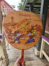 香港迪士尼樂園chip and dale 奇奇蒂蒂扇子