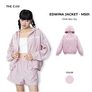 Wide-form parachuteJacket with white trim THE C.I.U - Edwina Jacket - MS01