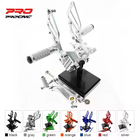 For Ducati 749 999 748 919 996 998 Motorcycle Rearset Footrest Adjustable Aluminum Pedal Footpeg Rea