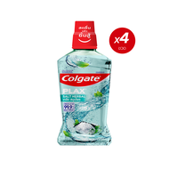 คอลเกต พลักซ์ เกลือ สมุนไพร 500 มล. รวม 4 ขวด ช่วยลดกลิ่นปาก สดชื่นยาวนาน (น้ำยาบ้วนปาก) Colgate Plax Salt Herbal 500ml Total 4 Bottles For Long-Lasting