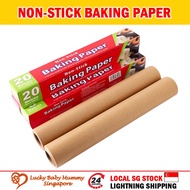 【5/10/20M】Non-Stick Baking Paper Roll Oil-Proof Parchment Paper Oil-absorbing Bakery Paper