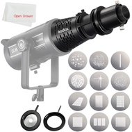 SA-17 Kit for Godox SA-P Projector to Bowens Mount SL60W SL150R VL150 VL300 LED Continuous Light wit