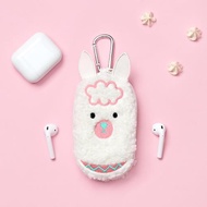 韓國antennashop可愛羊駝蘋果三星藍牙耳機鑰匙口紅化妝小收納包
