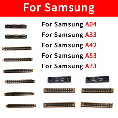 For Samsung A04 A33 A42 A53 A73 LCD Display Screen Flex FPC Connector Plug Jack On Board Motherboard