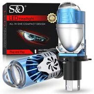H4 LED Projector Headlight Canbus H4 LED Lens Headlight 110W 30000LM 6000K Car Lights Hi/Low Beam Fo
