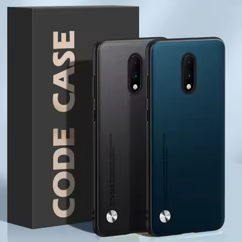 Luxury PU Leather Case For OnePlus 7 Back Cover TPU Silicone Shockproof Full Protection Phone Case F