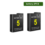 Puantes DJI Osmo Action แบตเตอรี่กล้องแบตเตอรี่ + USB 2-Slot Charger เหมาะสําหรับ Osmo Action 5 Pro/