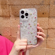 เคสโทรศัพท์เจลนิ่มขอบนิ่ม 1 ชิ้น พร้อมช่องเจาะกล้อง ปกป้องเต็มพื้นที่ พิมพ์ลายดอกไม้สีสันสดใส UV เหม