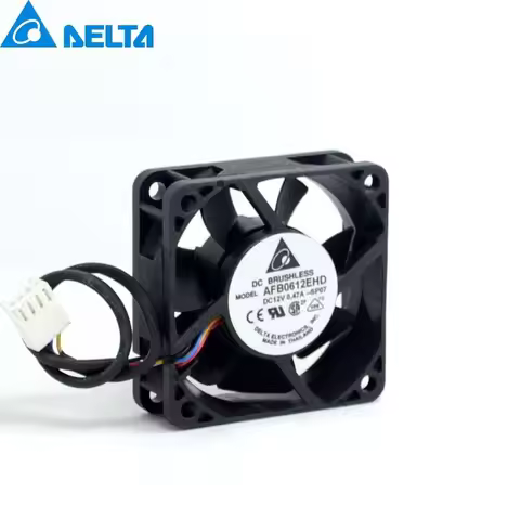 AFB0612EHD 6020 6cm 60mm 12V 0.47A Double Ball Bearing PWM Cooling Fan Speed Control Speed For Delta