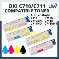 OKI Okidata Compatible 711 710 C710 C710N C710DN C711N C711ND C711DNT C711 Toner FULL SET