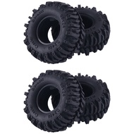 TURE <br> 4Pcs 55X24mm 1.0 Rubber Tire Wheel Tyre Accessories for 1/18 1/24 RC Crawler Car SCX24 AX2