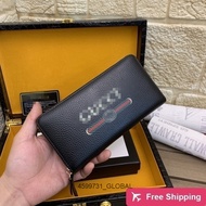 Men Long Wallet Exquisite Handicraft Production Classic Hardware Wallet Long Clip Long Wallet Specif