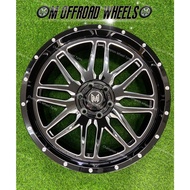 * BRAND NEW * M OFFROAD WHEELS  Gloss Black Miling ET-24 20x10 6H139.7 CB106.1