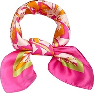 BEGOOD Square Satin Head Scarf for Women Silk Feeling Scarf Hair Bandana Neck Scarf Hair Wraps Valen