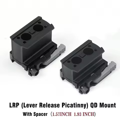 Optics Scope Mount Lever Release Picatinny Spacer Adjustable 1.57' To 1.93' For T2 M5 R5 Red Dot Sig