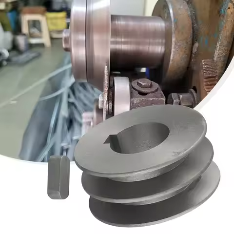 V-Belt Pulley A Type Double Slot Pulley Motor Cast Iron Dia Power Tool Accessory For A Type V-belt, 