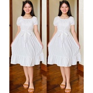 HEATHER KIDS PUFF SLEEVE DRESS FIT FROM 8-13YRS OLD