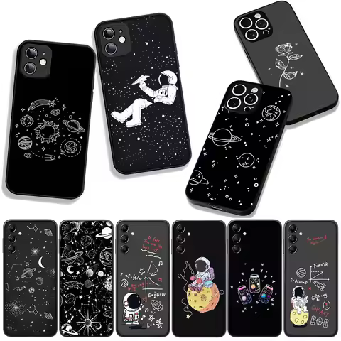 Phone Cover Universe Galaxy Moon Astronaut Stars for Xiaomi Redmi Note 15 11 9 10 Pro Plus A5 9A 9T 