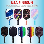 FINESUN Pickle Racket Board Men Women Carbon Fiber Glass Fiber Pickle Ball Training Competition Dedi