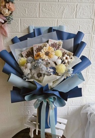 餅乾 零食花束 木棉花 畢業花束 謝師花束 乾燥花 生日 情人節