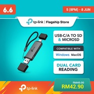 TP-Link UA430D 2-in-1 USB3.0 Type-C&A to SD MicroSD TF 3.0 Card Reader for PC Laptop