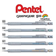 PENTEL Mechanical Pencil Graphgear 500 Drafting Sketching Technical Drawing Pentel Pencil Lead