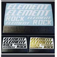 Element Rock Bicycle Cutting Sticker 20Cm Long