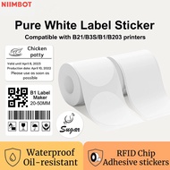 Niimbot B21/B1/B203/B3S Label Machine Printing Paper Thermal Label Paper Sticker Paper Sticker Paper