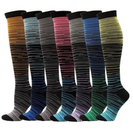 Compression Socks Women Socks Gradual Compression Sports Men Support Socks Knee High Wide Calf Socks Nylon Socks