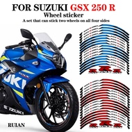 17inch GSX250R GSX R150 GSX-R1000 GSX-S1000GX wheel inner mags sticker for Suzuki GSX Series Motorcy