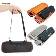 ColorCoral EVA Hard Travel Case for JBL Charge 5 Speaker Carry Storage Case Pouch For JBL Charge5 Bl