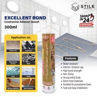 EXCELLENT BOND Construction Adhesive Sealant 300ml X-Bond X'traseal V-TECH Vital Nail