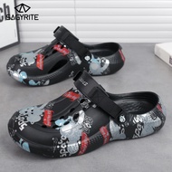 รองเท้าแตะรองเท้าแตะชายหาดระบายอากาศ EVA ผู้ชาย SAGYRITE รองเท้าตาข่ายลำลอง