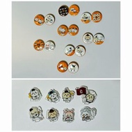 ‼️現貨‼️[Chiikawa] 巨人隊 棒球 立牌 襟章 読売ジャイアンツ 吉伊卡哇 小可愛 八字貓 兔兔 ちいかわ MOMONGA 飛鼠 栗子饅頭 風獅爺 RAKKO 海獺 古本屋