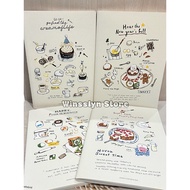 Our Story Begins Aesthetic Notebook 4 notebooks ins style morandi B5 large size notebooks for learni