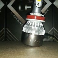 2pcs 3000K golden yellow S-EYE LED headlights : H1, H4, H7, H11 & 9005