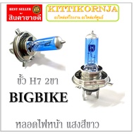 Light Bulb (Headlight Bulb) BERET BIGBIKE H7 Socket (2 Legs) White For Big Bikes Replacement Parts