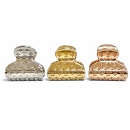 全新 △LOUIS VUITTONM68940 Chev Nanogram PM 髮夾髮飾 3顏色可選：銀色、黃色、金色、粉紅色、金色 義大利製 女士款 附包裝盒