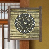 為您的空間添置原創藝術品 手工掛鐘 藝術掛鐘 廢棄割草機刀片再利用掛鐘 老舊木材再利用掛鐘 201