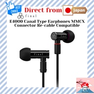 final E4000 Canal-type Earphones with MMCX Connector, Re-cable Compatible [Direct from Japan]
